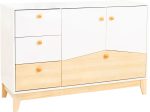 Cody 2 Door 4 Drawer Storage Unit White Pine Effect