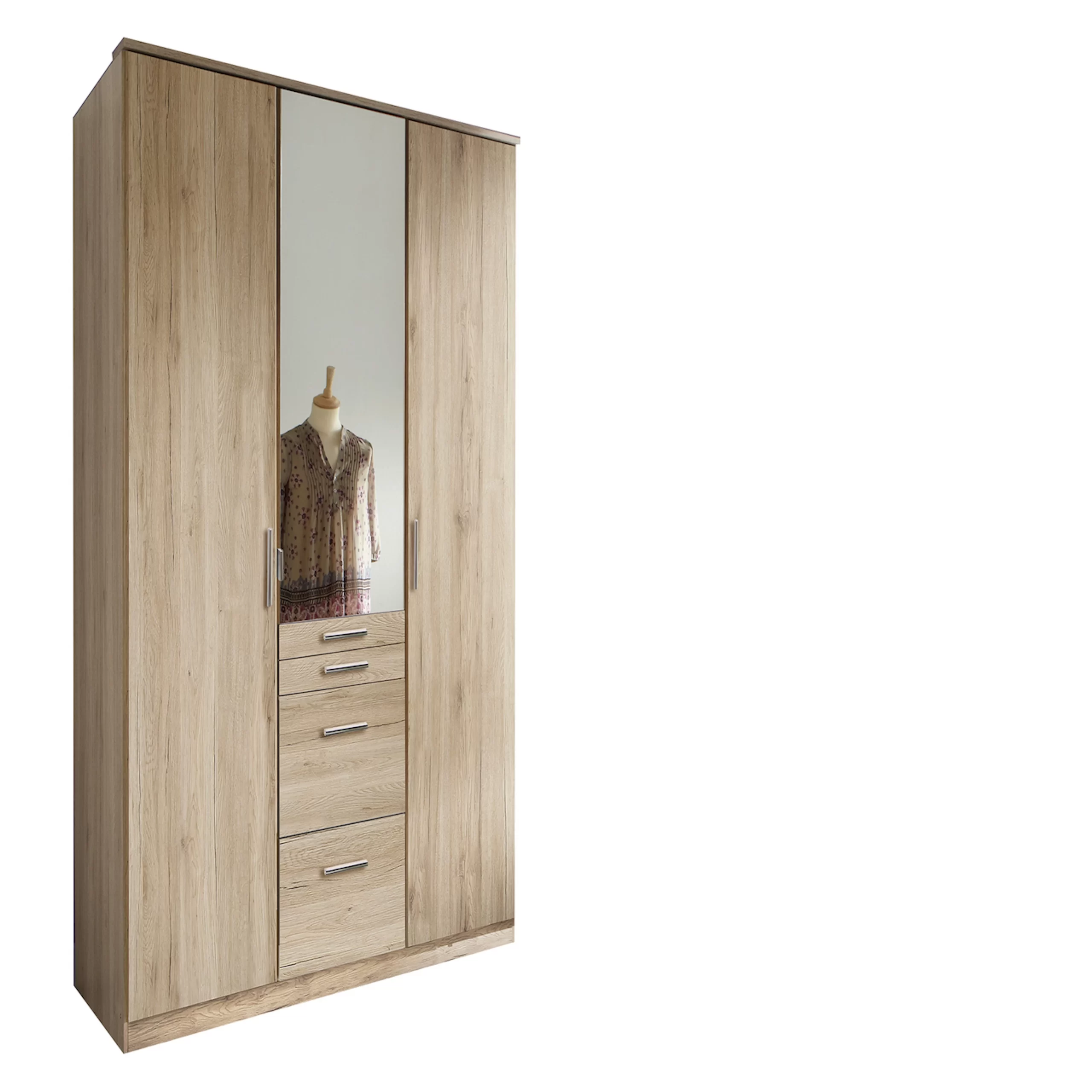 109-1752961736-687c12c859972-w-main.webp Aachen - Sam Remo Oak T13618 3 Door Wardrobe - Image 1