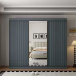Berlin 3 Door Dark Grey  sliding wardrobe - Image 12