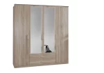 Osaka 112453 4 Door 2  Drawer+2 Mirror oak