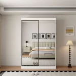 Oracle 2 Door Full Mirror 150CM  sliding wardrobe - Image 5