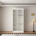 Oracle 2 Door Full Mirror 100CM  sliding wardrobe - Image 3