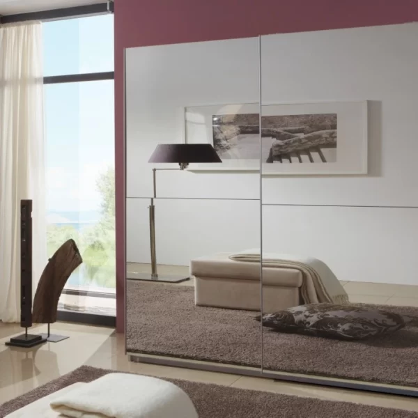 QUEEN 135 Sliding Full Mirror White