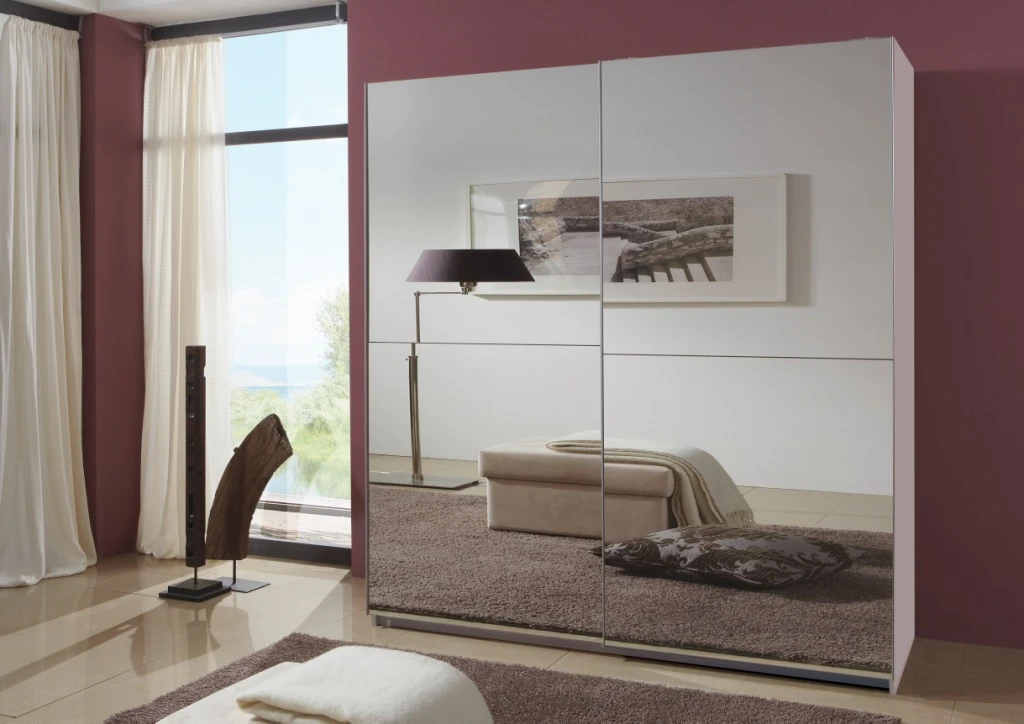 24-1753045421-687d59ad15345-w-main.webp QUEEN 180 Sliding Full Mirror White - Image 1