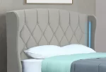 Mayfair Ottoman kingsize Bed Frame Silver - Image 4
