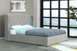 Mayfair Ottoman kingsize Bed Frame Silver - Image 5