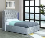Mayfair Ottoman kingsize Bed Frame Crush Silver - Image 4