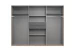 Dillingen grey 6 Door wardrobe - Image 2