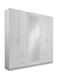 Fly 6 door 2 Mirror  4 drawer white 406573 - Image 2