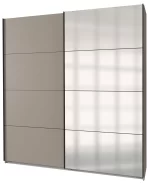 Aalst 135 cm sliding wardrobe Sahara Grey