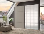 Aalst 225 cm sliding wardrobe Sahara Grey