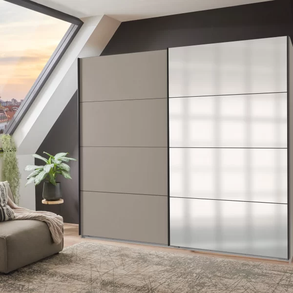 Aalst 225 cm sliding wardrobe Sahara Grey