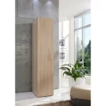 single door wardrobe in oak multi concept range