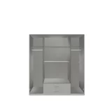 Nameer 4 Door Manufactured Wood Wardrobe - Image 3