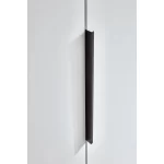 Guardino 4 Door Wardrobe, Graphite/Plank Oak - Image 4