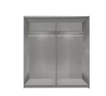 Ulm 180 White sliding Wardrobe - Image 3