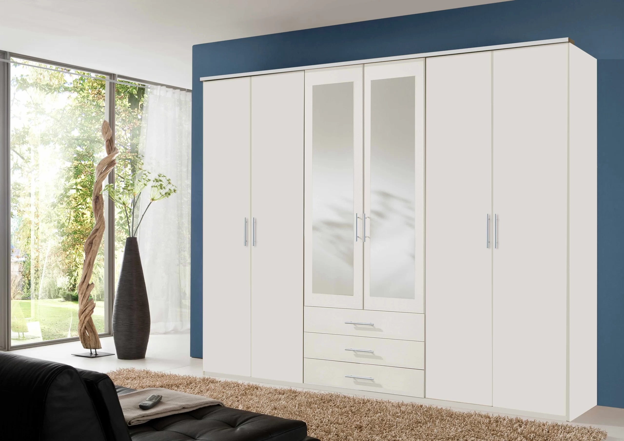 44-1753043001-687d503922dff-w-main.webp Ben D19561 - White 6 Door Wardrobe - Image 1