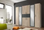 Diver 464 648- Graphite 6 door wardrobe