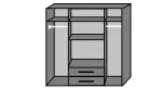 Duisberg T27453 - Digi Steel 4 Door Wardrobe - Image 2