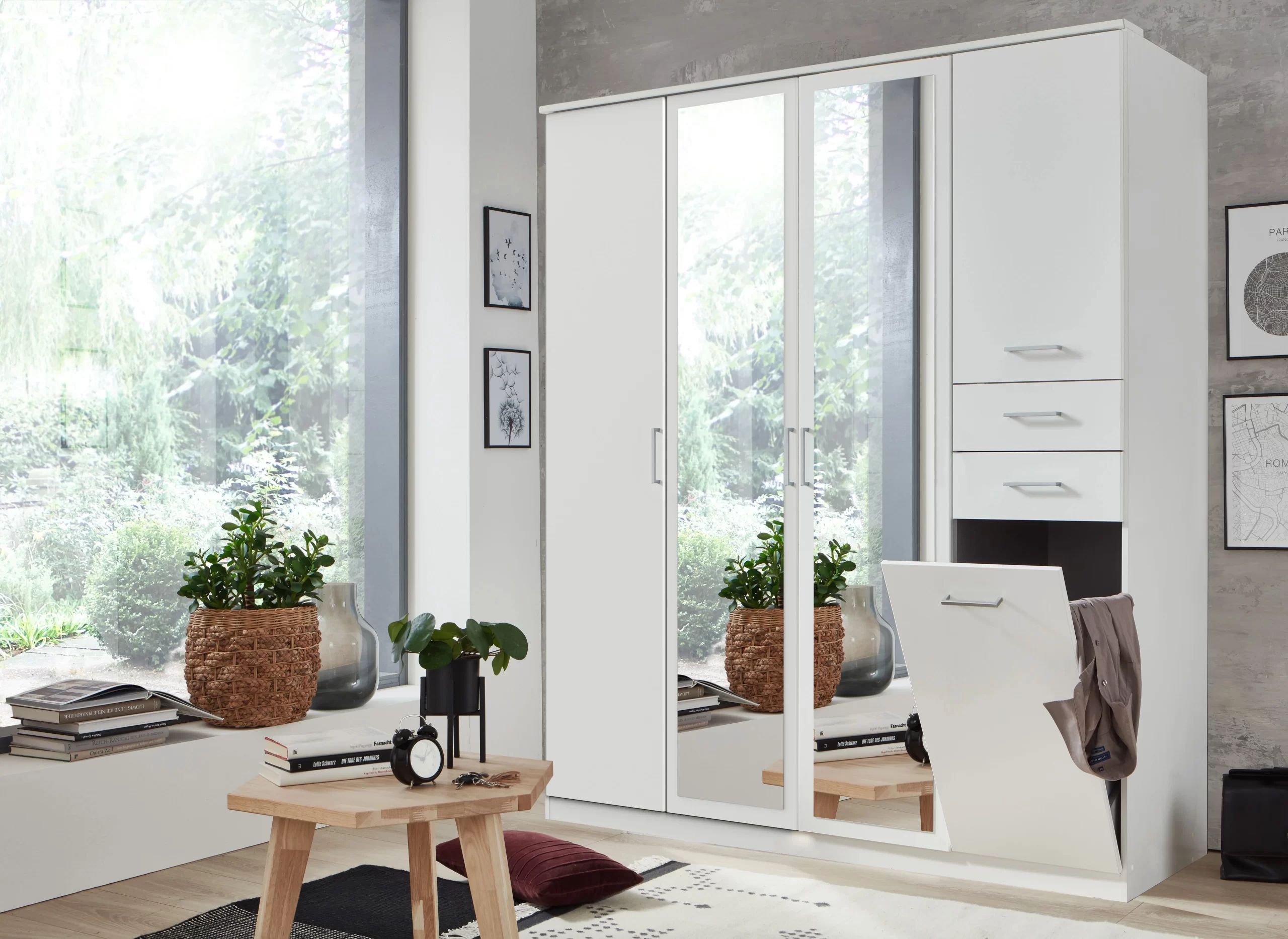 62-1753040353-687d45e18af47-w-main.webp Frankfurt T38692 - White 4 Door wardrobe - Image 1