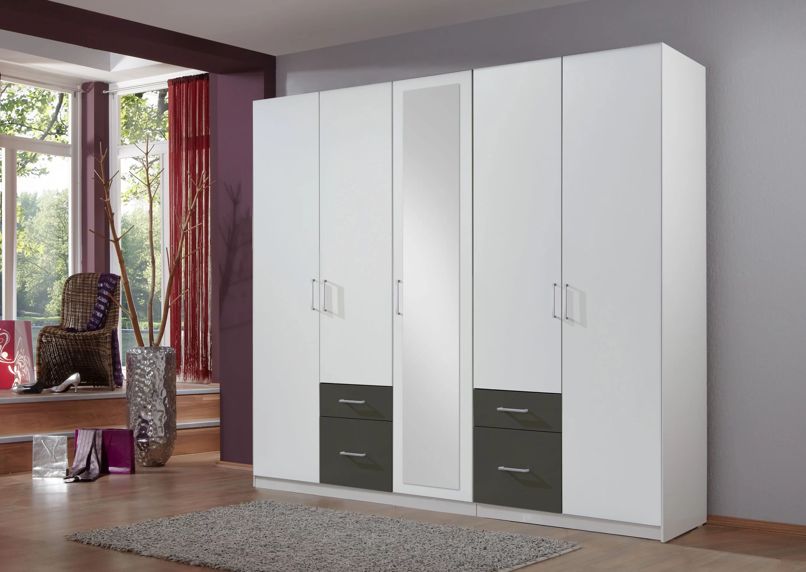 63-1753040136-687d45086b433-w-main.webp FREIBURG 414572 - Graphite 5 Door Wardrobe - Image 1