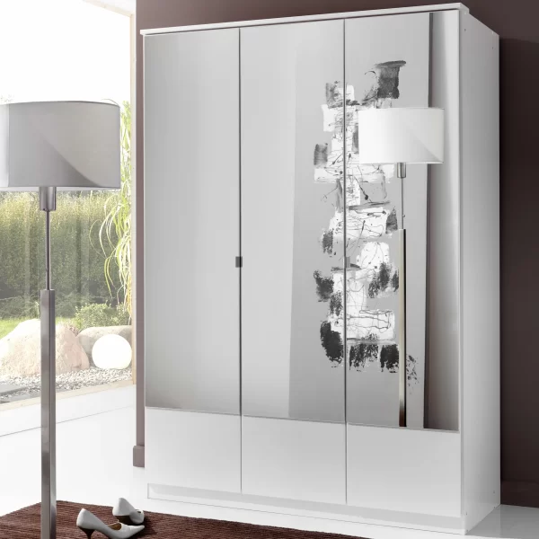 Imago 047205 - White 3 Door  wardrobe